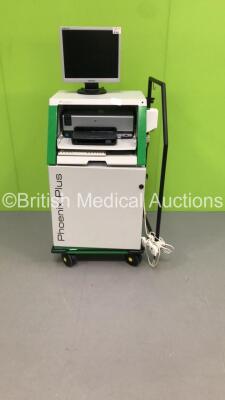 Albyn Medical Phoenix Plus Workstation with Monitor and Keyboard (HDD REMOVED) ***IR284***