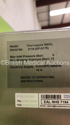 Elga Thermapure 500XL Water Processor (5 Phase Power Supply) *S/N 2118 (EP-0175) - 9