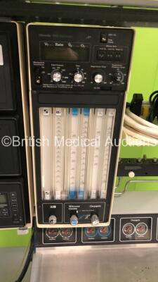 Ohmeda Modulas II Plus Anaesthesia System with 2120 NIBP Monitor, Ohmeda 7810 Ventilator, Bellows, Absorber and 5210 CO2 Monitor (No Power) - 6