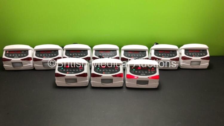 10 x Codan Argus AG 708 V Infusion Pumps with Leads (All Power Up)