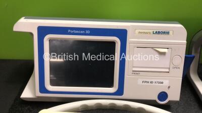 Job Lot Including 2 x Laborie Portascan 3D Ultrasound Bladder Scanners (Both Untested due to Missing Power Supplies) 2 x Mediwatch Multiscan PVR Ultrasound Scanner Units (Both Untested due to Missing Power Supplies with Damaged Screens-See Photos) 1 x Bar - 3