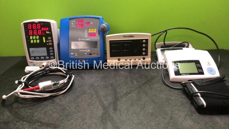 Mixed Lot Including 1 x InterMed Penlon VS-800 Patient Monitor with 1 x NIBP Hose and 1 x SpO2 Lead with Finger Sensor (Powers Up) 1 x GE Dinamap PRO 300V2 Patient Monitor (Powers Up) 1 x Welch Allyn 5200 Series Patient Monitor (No Power) 2 x DB32 Digital
