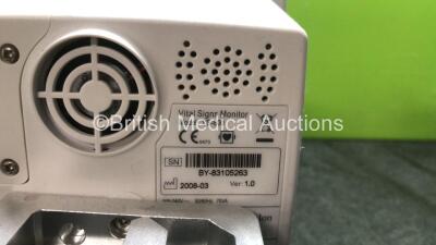 Mixed Lot Including 1 x InterMed Penlon VS-800 Patient Monitor with 1 x NIBP Hose and 1 x SpO2 Lead with Finger Sensor (Powers Up) 1 x GE Dinamap PRO 300V2 Patient Monitor (Powers Up) 1 x Welch Allyn 5200 Series Patient Monitor (No Power) 2 x DB32 Digital - 9