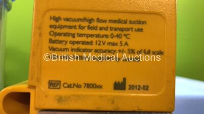 Mixed Lot Including 1 x Laerdal Suction Unit with Cup and Lid (Powers Up) 1 x SA MiniASpeed Battery Plus Suction Unit with Cup, 2 x ProPulse Ear Irrigators with 1 x Case and Accessories and 2 x Nebulisers - 3