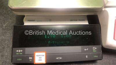 Mixed Lot Including 1 x Mettler Toledo PR8001 Weighing Scales (Powers Up) 1 x Jenway 1100 Hotplate & Stirrer (Powers Up) 1 x Digital 37-2 Incubation Remote Control Unit (Powers Up) 1 x Start - 2