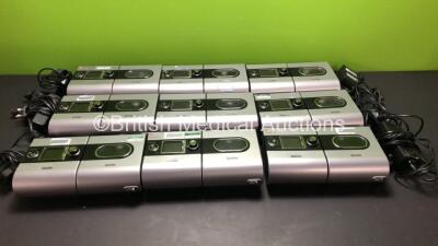 9 x ResMed S9 AutoSet CPAP Units with 9 x Humidifiers and 9 x Power Supplies