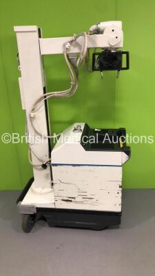 GE AMX-4 Mobile X-Ray (Powers Up with Donor Key - Key Not Included - Display Faulty - See Pictures) **S/N NA - Serial Plate Missing)