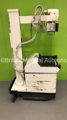 GE AMX-4 Mobile X-Ray (Powers Up with Donor Key - Key Not Included -Flat Battery - See Pictures) **S/N NA - Serial Plate Missing)