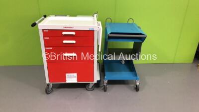 1 x Medisco Crash Trolley and 1 x Valleylab Trolley *S/N NA*