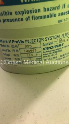 MedRad Mark V ProVis Injector Model No PPD (Unable to Power Test Due to No Power Supply) *S/N 104963* - 8