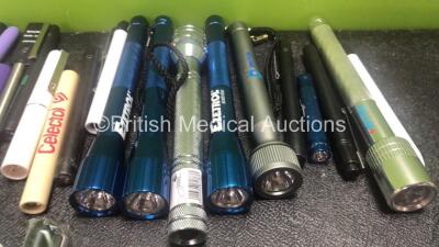 Job Lot of Torches and Eye Test Pens - 2