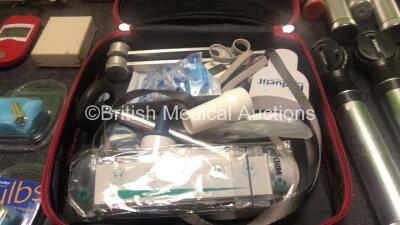 Mixed Lot Including Various Ophthalmoscopes and Attachments, Keeler Bulbs, Eye Optic Glasses, 1 x Stethoscope - 5