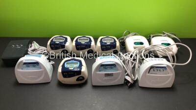 Mixed Lot Including 2 x Covidien Kendall SCD Compression Systems, 1 x Kendall SCD Express Compression System, 4 x ResMed S8 CPAP Units (3 x AutoSet Spirit II, 1 x Escape) 2 x Ombra Compressors and Respironics REMstar Plus M Series BiPAP
