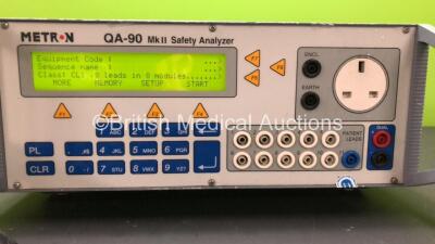 Metron QA-90 Safety Analyser with Power Lead (Powers Up) - 2