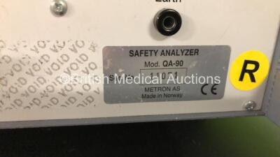 Metron QA-90 Safety Analyser with Power Lead (Powers Up) - 3