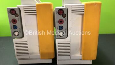 Job Lot Including 1 x Agilent and 1 x Philips M3046A M2 Monitors with 2 x M3000A Modules Including ECG/Resp, SpO2, NBP, Temp and Press Options (Both Power Up) and 1 x Welch Allyn CP150 ECG Machine (No Power - Missing Power Port) - 3