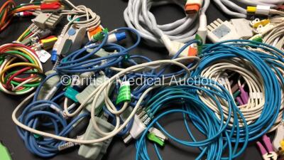 Job Lot of Drager Patient Monitor Leads Including ECG, SpO2 and NBP - 3