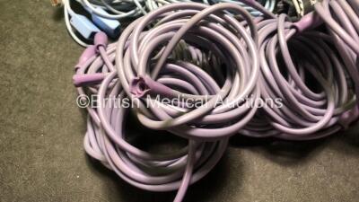 Job Lot of Leads Including 13 x Drager 33 68 391 C7 Connection Cables, 13 x Drager MS 17330 AP SpO2 Leads and 13 x Drager MP00953 NBP Connection Hoses - 4