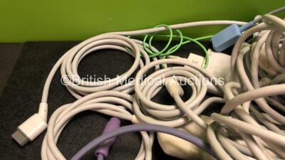 Job Lot of Leads Including 13 x Drager 33 68 391 C7 Connection Cables, 13 x Drager MS 17330 AP SpO2 Leads and 13 x Drager MP00953 NBP Connection Hoses - 2