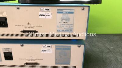 2 x Smith & Nephew Dyonics EP-1 Control Units with 2 x Footswitches (Both Power Up) - 3