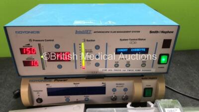 Mixed Lot Including 1 x Dyonics Intellijet Arthroscopic Fluid Management System (Powers Up) 1 x Dyonics Power Console (No Power) 1 x Sony CMA-D2 Camera Adapter (Powers Up) 1 x Carefusion IVAC PCAM Pump (Holds Power Blank Screen) - 2