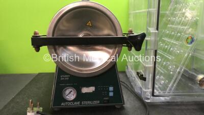 Mixed Lot Including 1 x Sturdy SA-232 Autoclave Sterilizer and 2 x Plastic Tanks *SN 239278* - 2