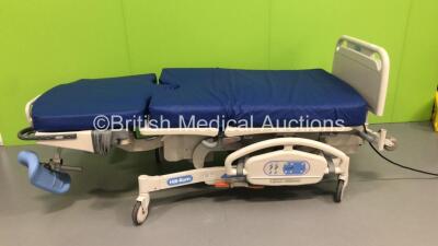 Hill-Rom Affinity 4 Electric Birthing Bed with Cushions,Stirrups and Headboards (Powers Up) * Stock Photo Taken *