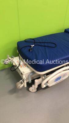 Hill-Rom Affinity 4 Electric Birthing Bed with Cushions and Stirrups (Powers Up-Missing Headboards-See Photos) * Stock Photo Taken * - 2