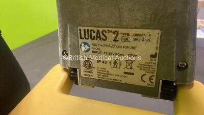 Physio-Control Lucas 2 Chest Compression System *Mfd - 2014* with 2 x Batteries, Power Supply and Carry Case (Powers Up) *S/N Worn* - 3