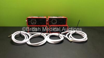 4 x Smiths paraPAC 200D Ventilators with Hoses *N/A / 1302331 / 1407342 / 1407804*