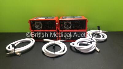 4 x Smiths paraPAC 200D Ventilators with Hoses *1801263 / 1407284 / N/A / N/A*