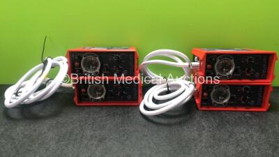 4 x Smiths paraPAC 200D Ventilators with Hoses *S/N 1711097*