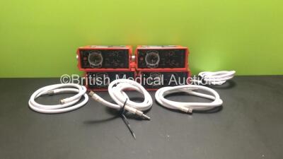 4 x Smiths paraPAC 200D Ventilators with Hoses *1602222 / 1503160 / N/A / N/A*