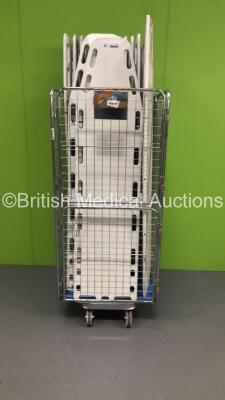 Cage of 17 x Spinal Boards (Cage Not Included)