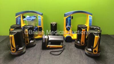 Mixed Lot Including 2 x LSU Suction Units with 1 x Cup (Both Power Up with Damage-See Photos) 8 x Torches (All Untested Due to Missing Batteries) *SN 78180959697, 78491757900*