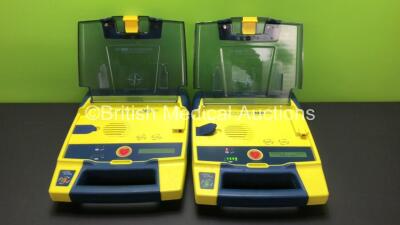 2 x Cardiac Science Powerheart AED G3 Automated External Defibrillators (Both Power Up with Stock Battery - No Included)