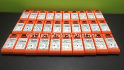 30 x Cardiac Science Powerheart G5 Intellisense Batteries (Untested)