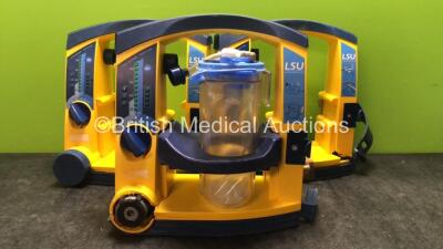 3 x Laerdal LSU Suction Units and 1 x Cup (All Power Up with Damage) *SN 78261469307, 78450965962, 78410223157*