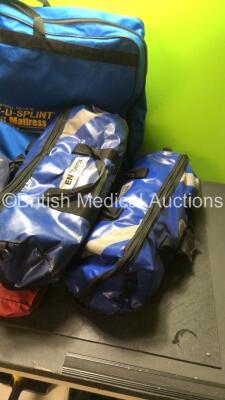 1 x Hartwell Medical Evac-U-Splint Adult Mattress, 2 x Entonox Cases and Hartwell Medical Evac-U-Splint - 3