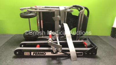 1 x Ferno Compact 2 Track Evacuation Chair with 1 x Ferno Compact 2 Track Chair Lock *Damaged-See Photo*