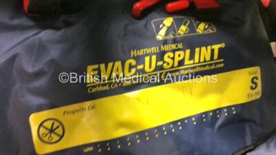 Large Quantity of Hartwell Medical Evac U Splints Mattress - 2