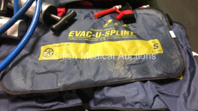 Mixed Lot Including 8 x Hartwell Medical Evac U Splints Mattress, 4 x Hartwell Medical Pumps and 2 x Carry Bags - 3