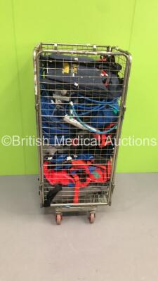 Mixed Cage Including Kendrick Traction Splints, Hartwell Medical Evac- U - Splints and Straps (Cage Not Included) - 2