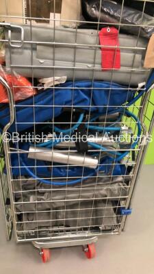 MIxed Cage Including LifePak 12 Printers, Evac-U-Splints and ELK Emergency Lifting Cushions (Cage Not Included) - 2