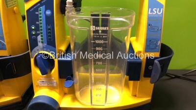 4 x Laerdal LSU Suction Units with 2 x Suction Cups (All Power Up with Damage-See Photo) - 2