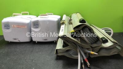 4 x Mangar Airflo Plus Compressors with 4 x Mangar Lifting Cushions and 4 x Controllers