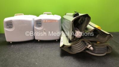 4 x Mangar Airflo Plus Compressors with 4 x Mangar Lifting Cushions and 4 x Controllers