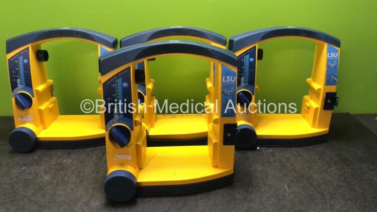 4 x Laerdal LSU Suction Units (All Power Up with Damage-See Photos) *SN 78510968581, 78480967354, 78250898624, 78111182080*