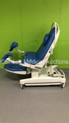 Borcad Medical AVE Electric Birthing Bed with Stirrups and Controller (Powers Up)