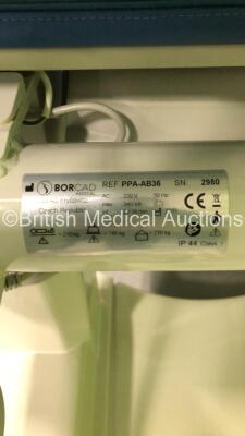 Borcad Medical AVE Electric Birthing Bed Controller (Powers Up - Cracks to Plastic Trims - See Pictures) - 5